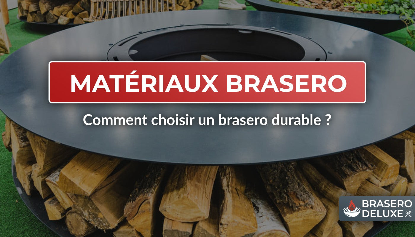 brasero, brasero pour barbecue, choix de brasero, matériau choix brasero