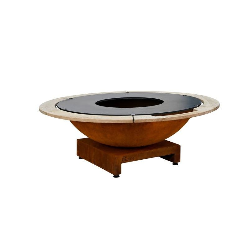 Brasero Extérieur Corten Multifonction - Quoco 60cm