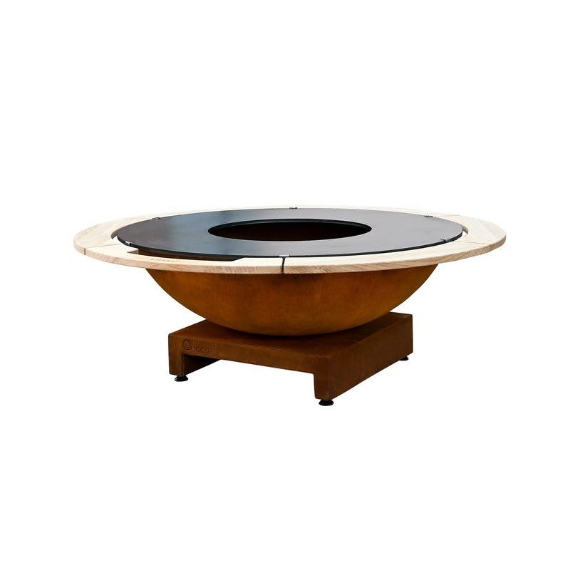 Brasero Extérieur Corten Multifonction - Quoco 60cm