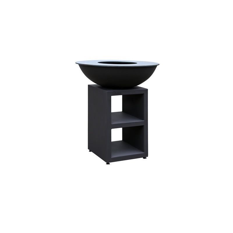 Brasero Extérieur Noir Piatto Medium - Quoco 60cm