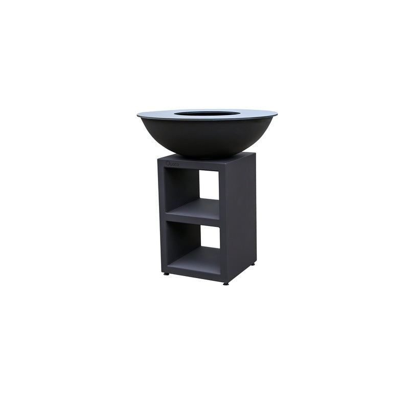 Brasero Extérieur Noir Piatto Medium - Quoco 60cm