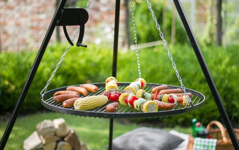 Barbecue Trépied Réglable 180 cm - Brasero Extérieur CookKing