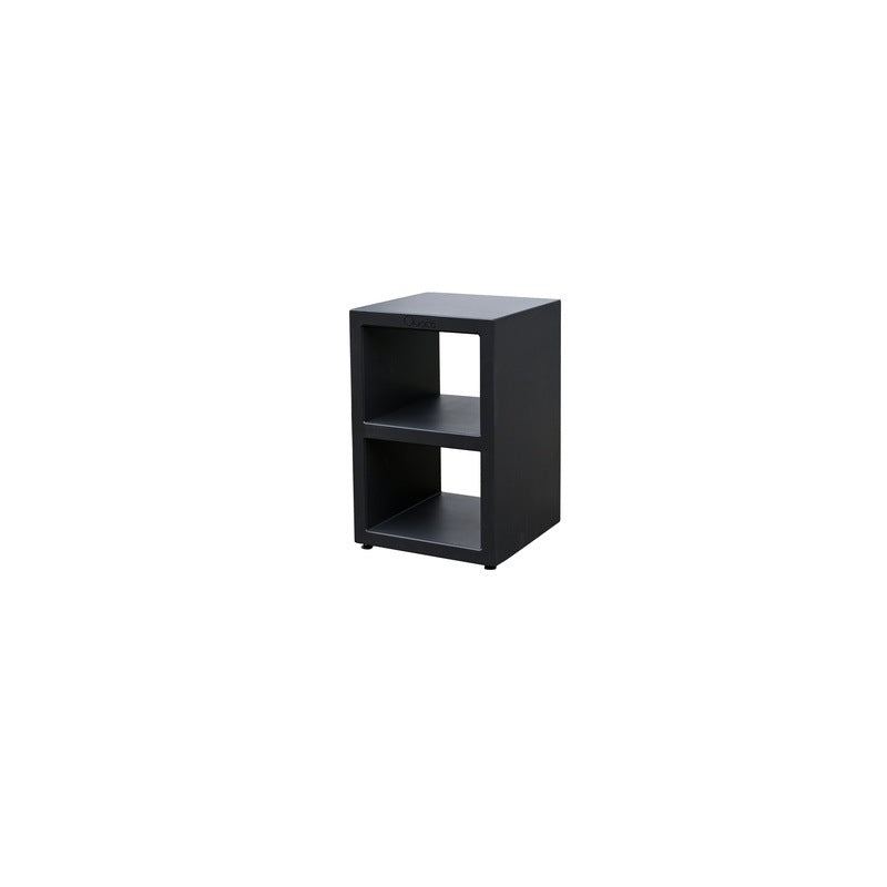 Brasero Exterieur Noir Tavolo Medium - Stockage Bois Quoco