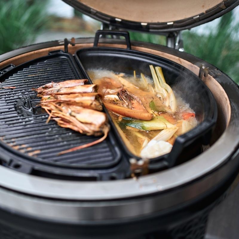 Barbecue Kamado Monolith : Céramique Haute Qualité 5-8 Pers