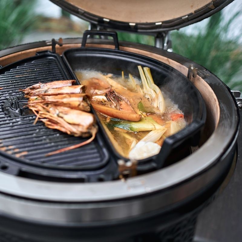 Barbecue Kamado Monolith : Cuisson Haute Précision 55cm