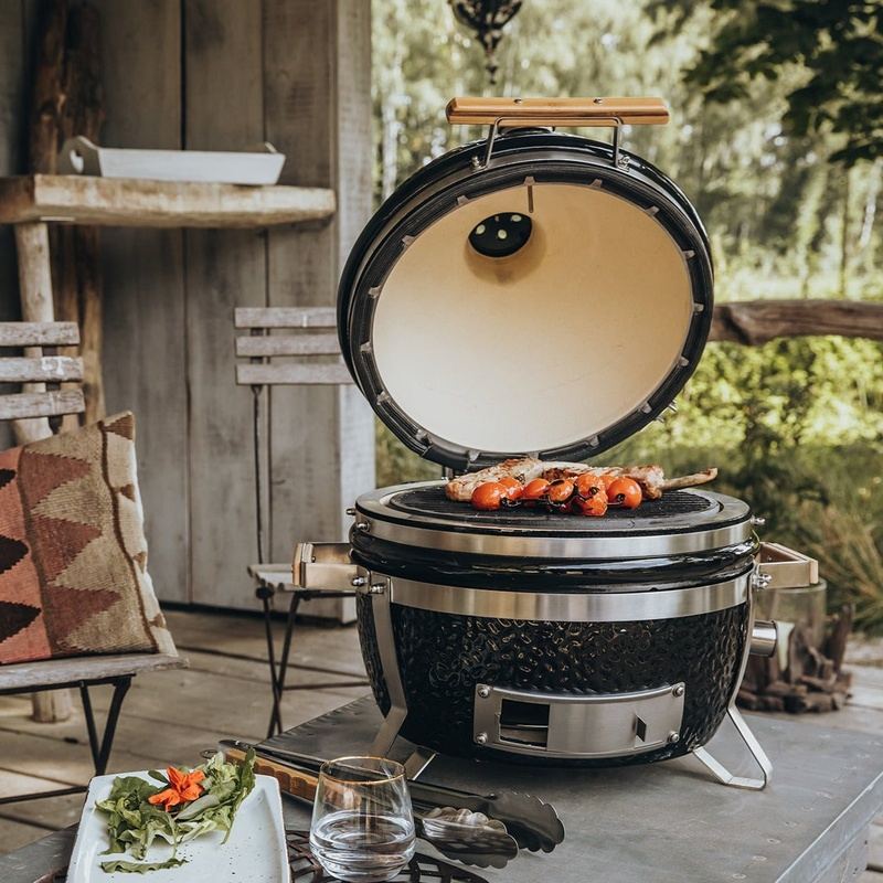 Barbecue Kamado Icon 2.0 - Compact et Polyvalent 2-3 Personnes