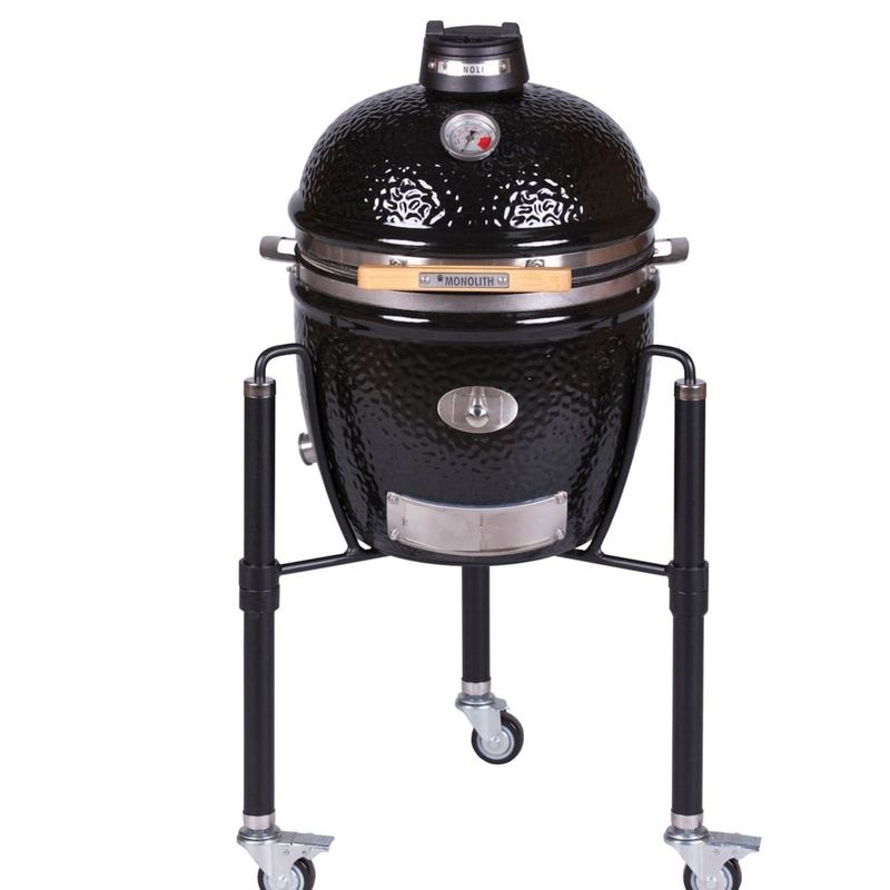 Barbecue Kamado Junior Pro 2.0 Noir - Compact et Polyvalent