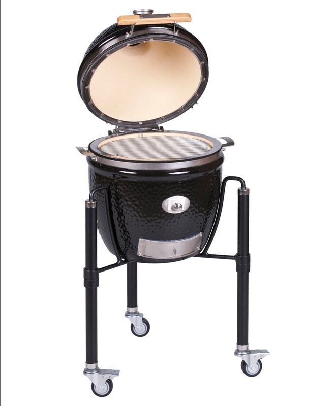 Barbecue Kamado Junior Pro 2.0 Noir - Compact et Polyvalent