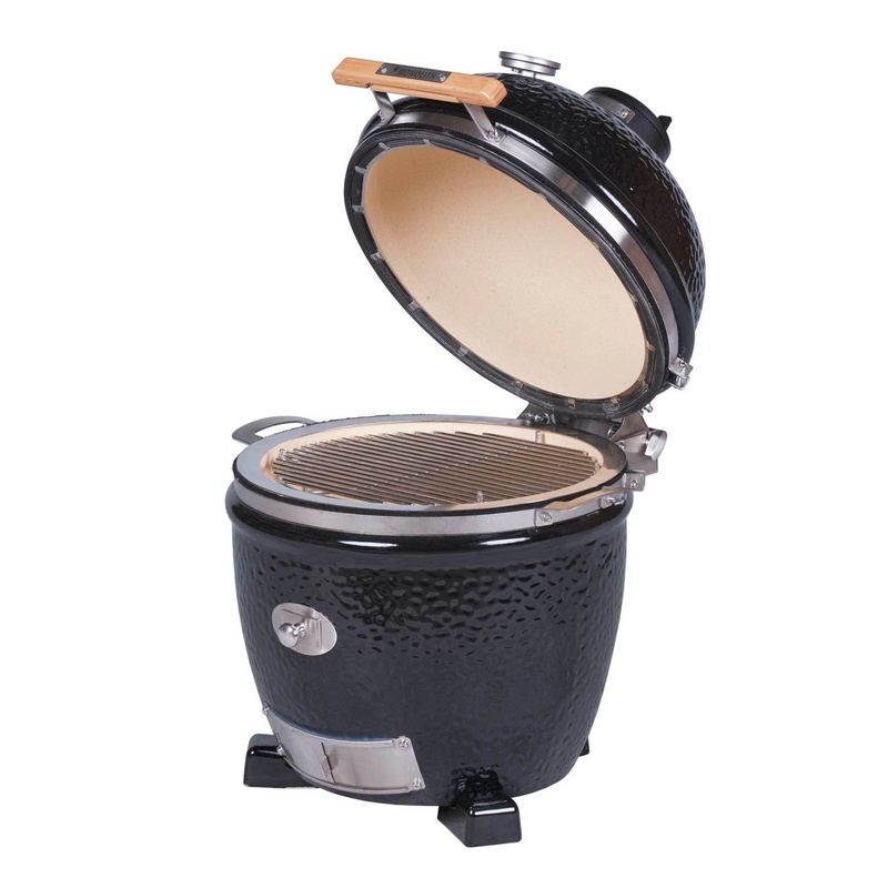 Barbecue Kamado Junior Pro 2.0 Noir - Compact et Polyvalent