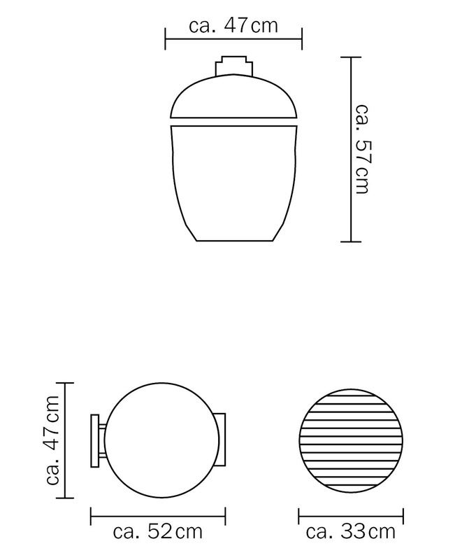 Barbecue Kamado Junior Pro 2.0 Noir - Compact et Polyvalent