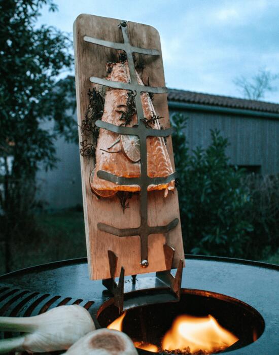 Planche à Fumer Poisson OYAT - Cuisson Artisanale