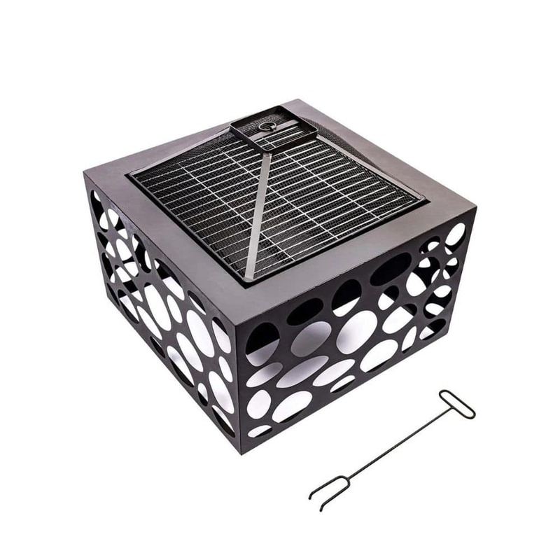 Brasero-Barbecue-Plancha pour Jardin et Terrasse