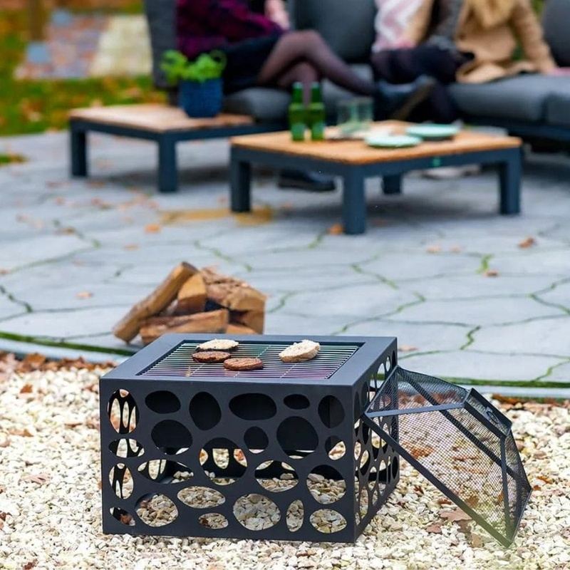 Brasero-Barbecue-Plancha pour Jardin et Terrasse