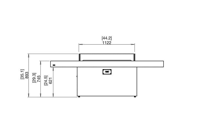 Brasero Table Extérieur GIN 90 - Élégance & Performance