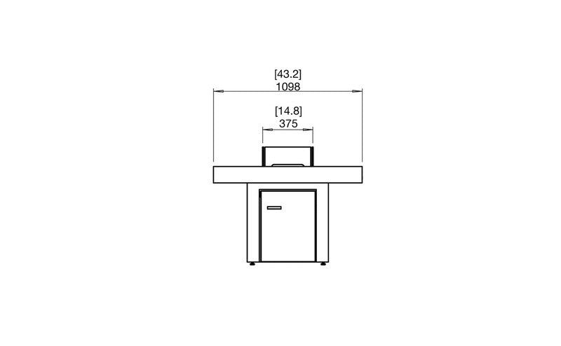 Brasero Table Extérieur GIN 90 - Élégance & Performance