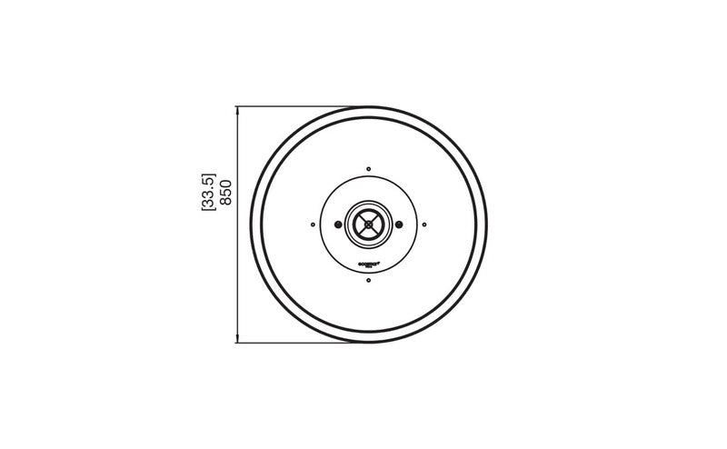 Brasero Extérieur Design MIX 850 - EcoSmart Fire 850mm