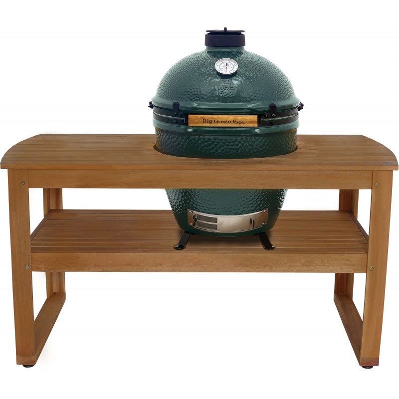 Table Eucalyptus pour Big Green Egg - Jardin & Barbecue