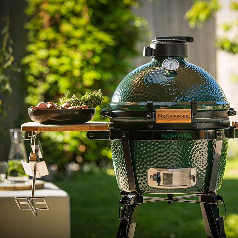 Tablettes Acacia Rabattables pour Big Green Egg - Pratiques & Élégantes